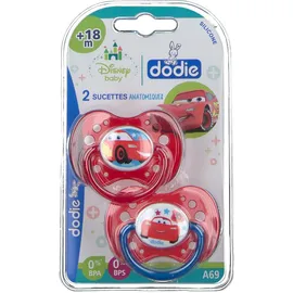 dodie® Duo sucettes +18 mois Motiv `Disney Cars`