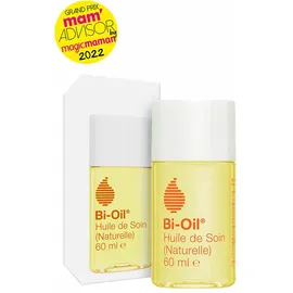 Bi-Oil Huile de Soin Naturelle - Soin spécialisé pour les vergetures, cicatrices, peau sèche et teint irrégulier - Formulation 100% naturelle - 60 ml