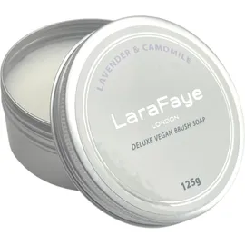 LaraFaye London Makeup Brushes Savon Brosse Vegan Lavande et Camomille Deluxe 125g