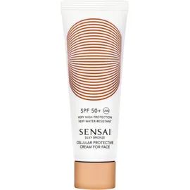 SENSAI Silky Bronze Sun Care Crème protectrice cellulaire pour le visage SPF50+ 50ml