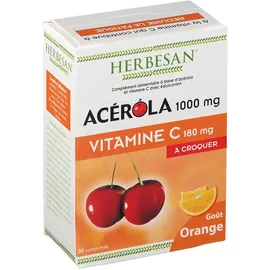 Herbesan® Acérola Vitamine C – Goût Orange