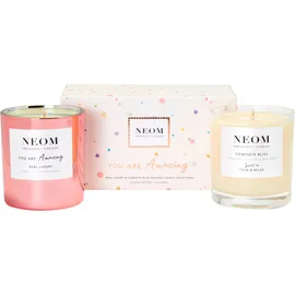 Neom Organics London Scent To De-Stress Vous êtes incroyable Real Luxury & Complete Bliss Scented Candle Collection 2 x 185g