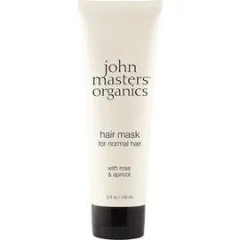 John Masters Organics Hair Masque capillaire pour cheveux normaux à la rose et à l’abricot 148ml