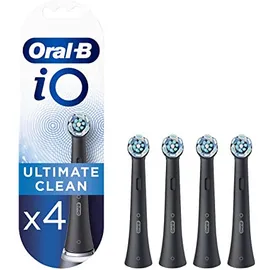 Oral-B - iO Ultimate Clean Têtes de remplacement - 4pièces - Black