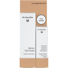 Dr. Hauschka Face Care Crème de jour au coing 30ml avec tonifiant pour le visage 10ml